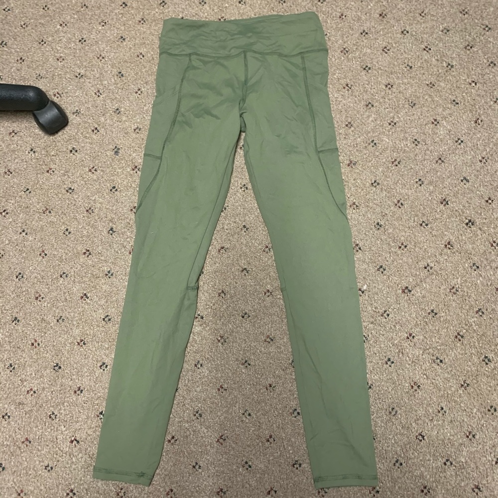 Green forever 21 leggings